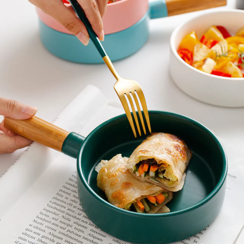 Teal Tantrum Baking Pan With Handle - Image 4