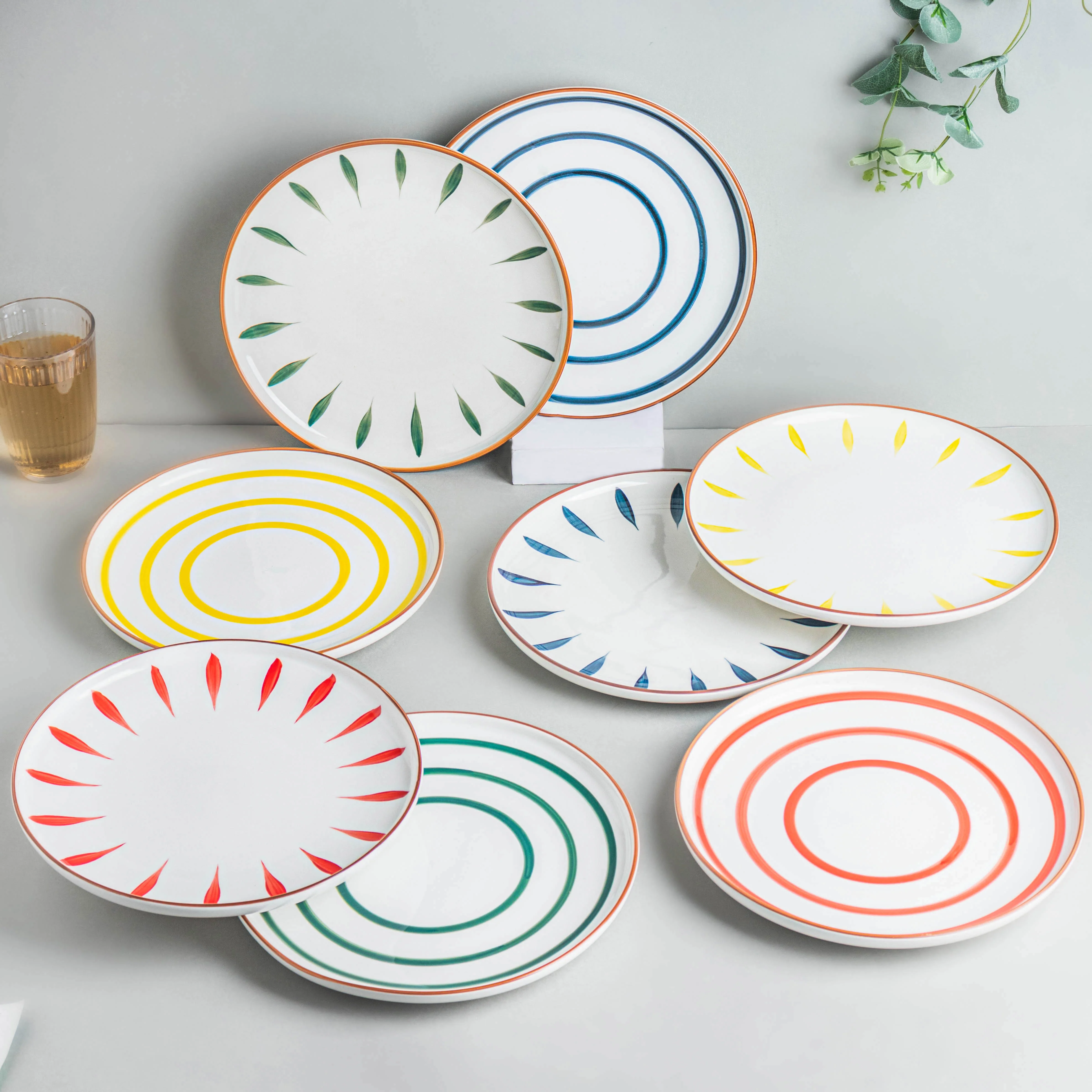 Teardrop Dinner Plate Yellow 10 Inch - Image 8