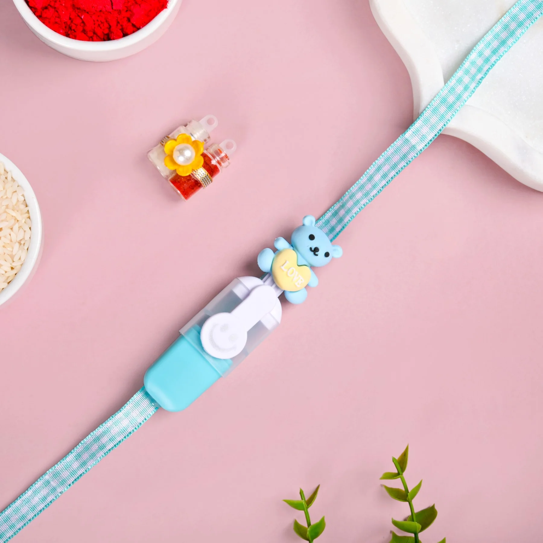 Teddy Love Rakhi Gift Set - Image 6
