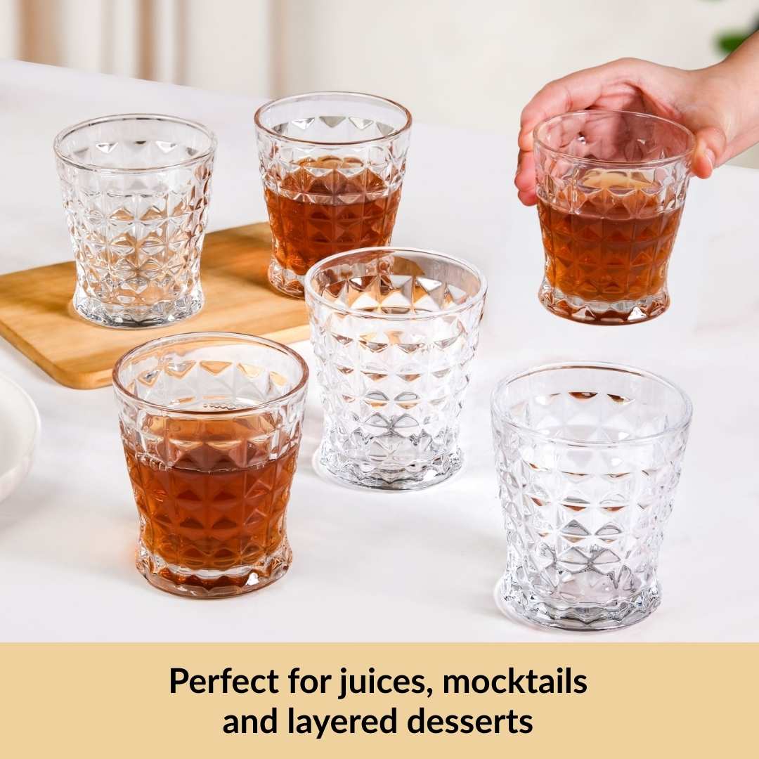 Textured Drinking Glass Set Of 6 245ml - Image 5