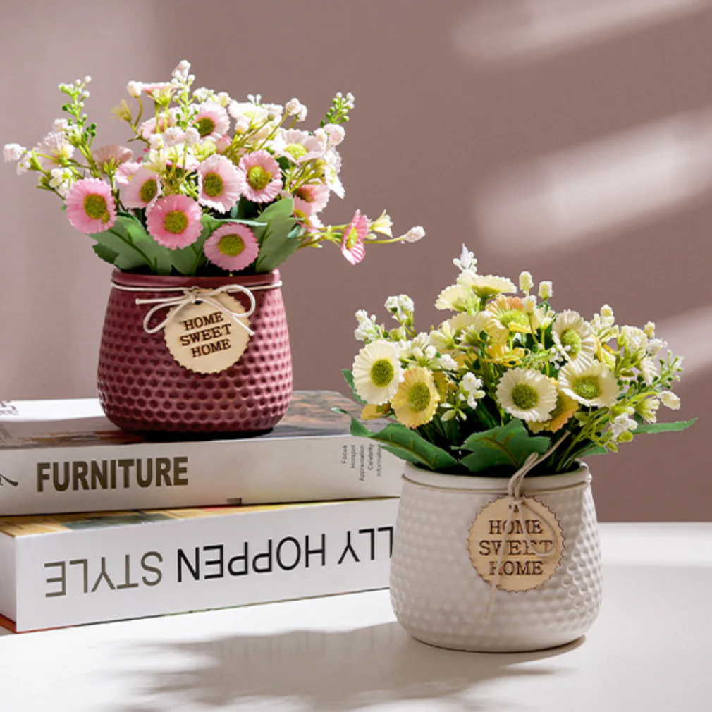 Textured Flower Pot - Image 8