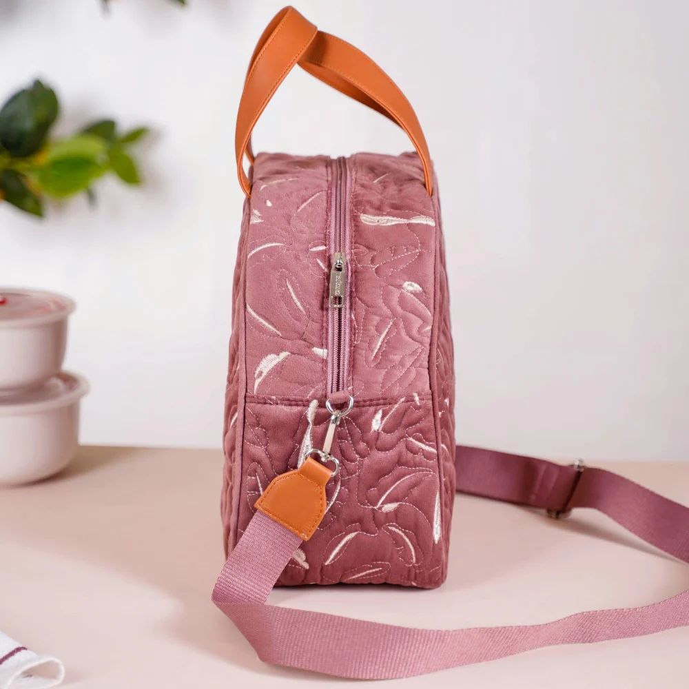 Thermal Lunch Bag For Office Pink - Image 6
