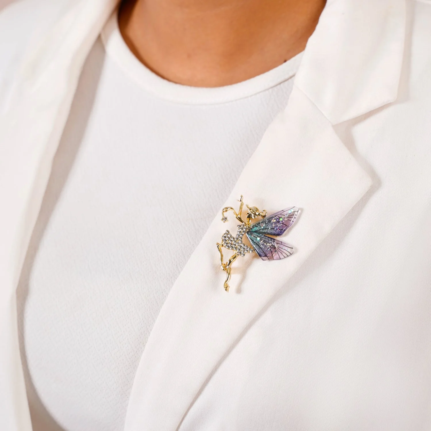 Tinkerbell Fairy Brooch Pin - Image 2