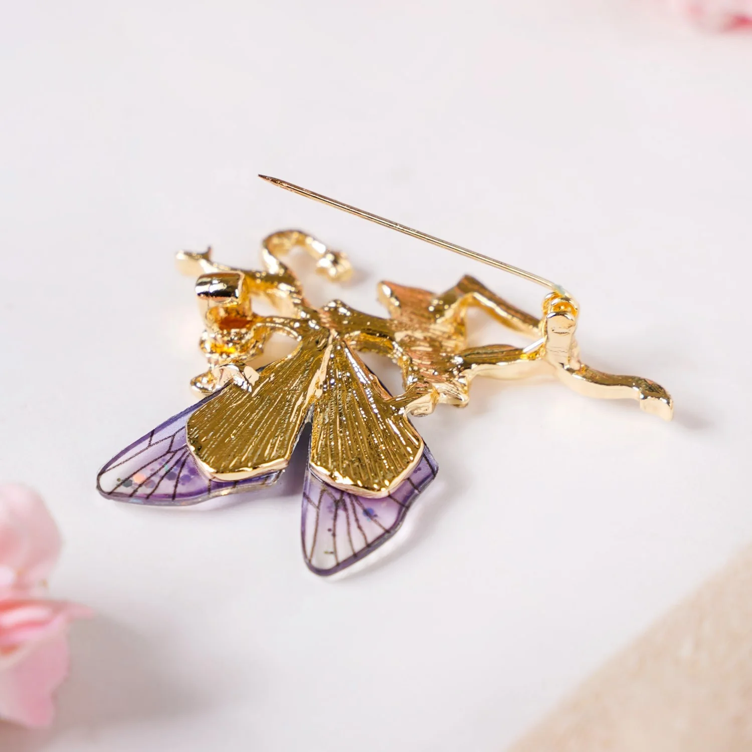 Tinkerbell Fairy Brooch Pin - Image 5