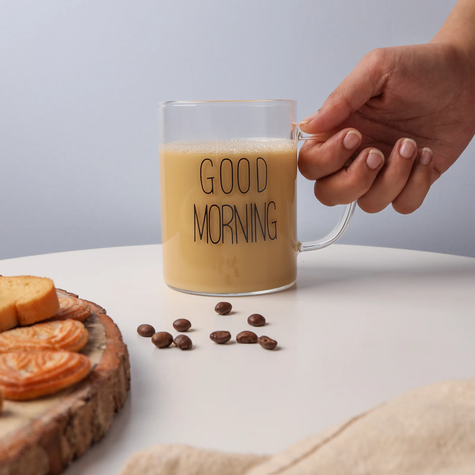 Transparent Good Morning Mug Set of 2 - Image 10
