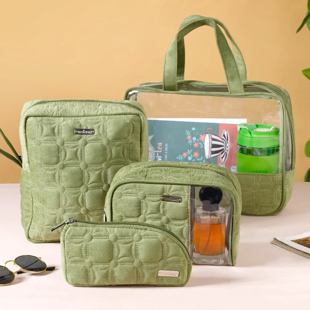 Travel Organizer Kit Set Of 4 Green - Image 14