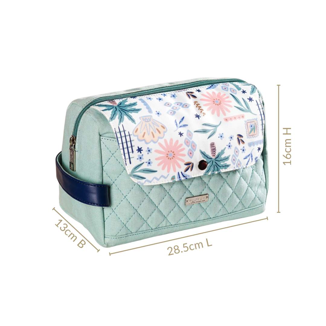 Tropical Mint Cosmetic Pouch - Image 4