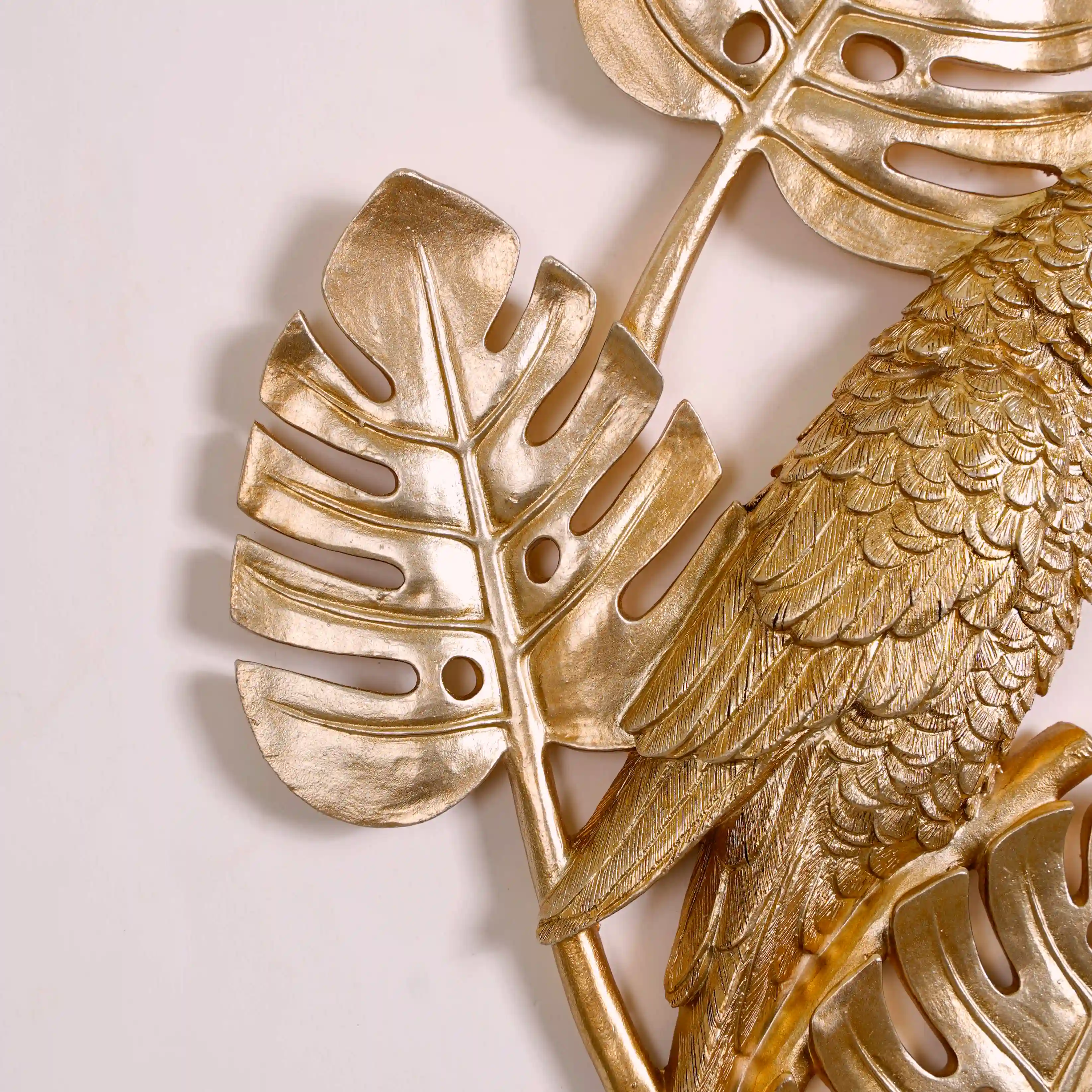 Tropical Parrot Wall Decor Gold - Image 10
