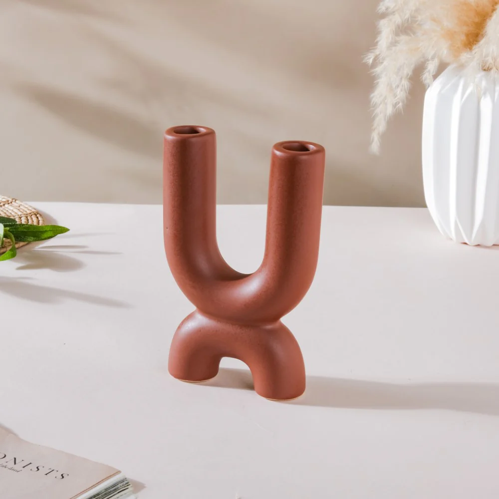 Ultra Mod Ceramic Candle Holder 2 Arm - Image 5
