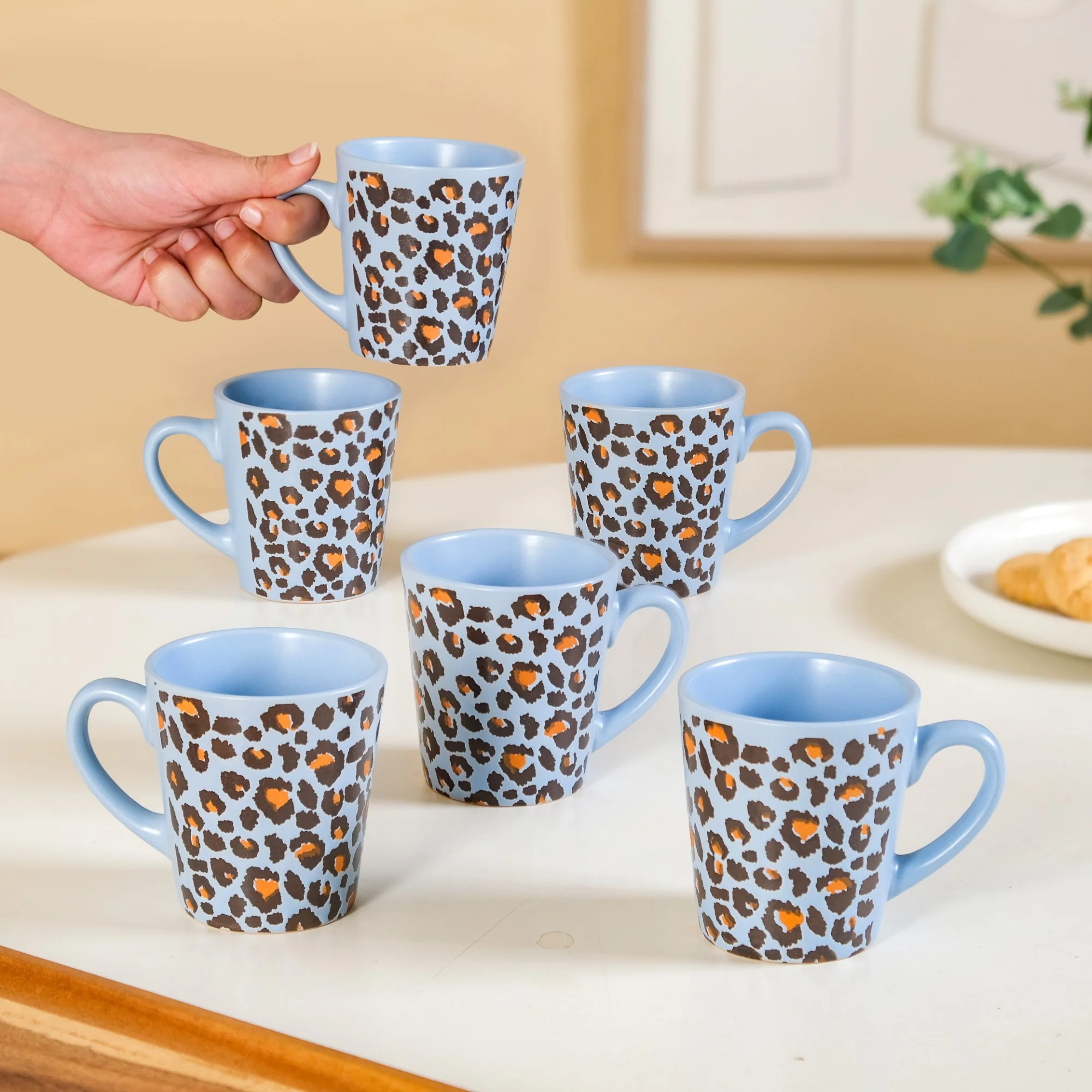 Urban Safari Set Of 6 Coffee Mug 220ml - Image 2