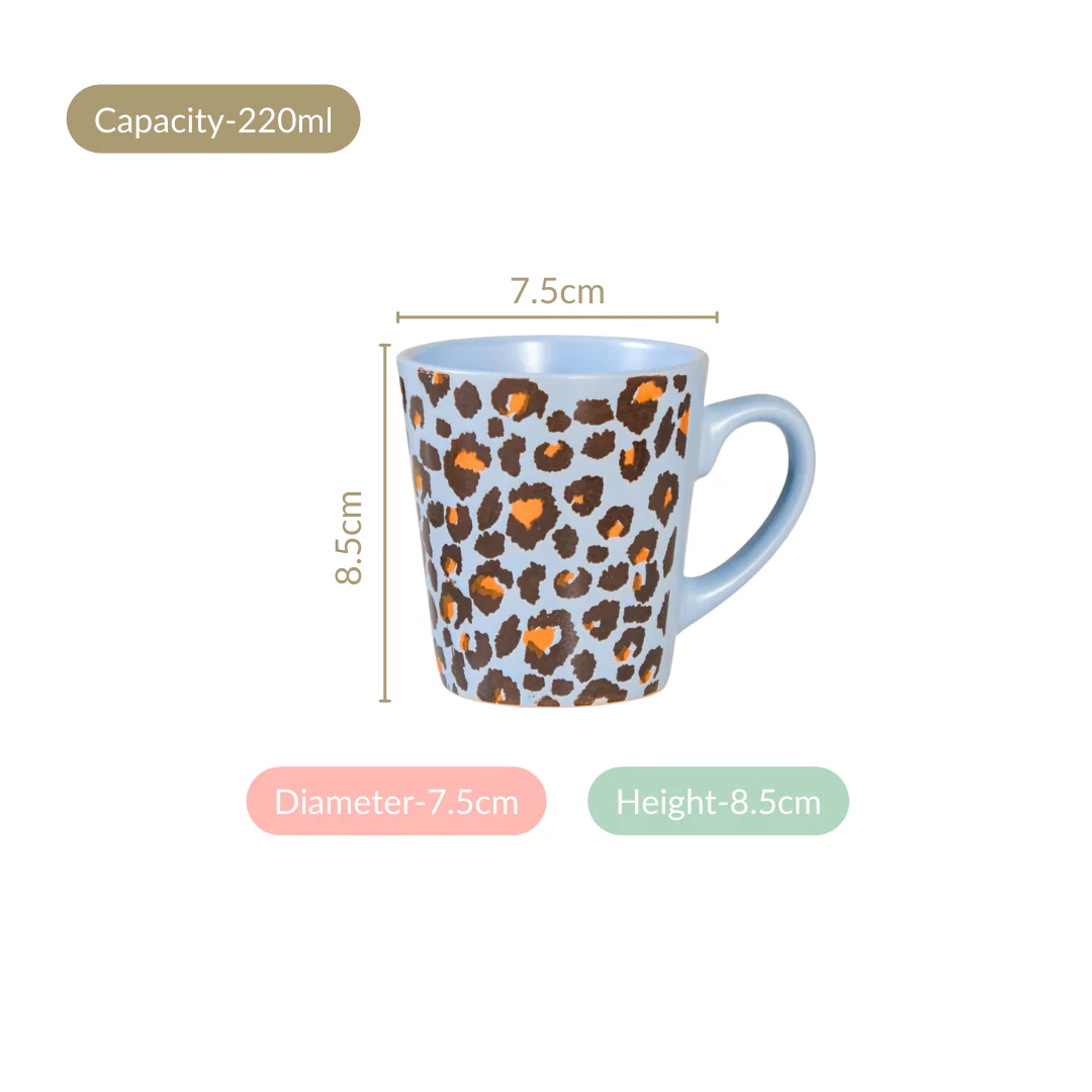 Urban Safari Set Of 6 Coffee Mug 220ml - Image 4