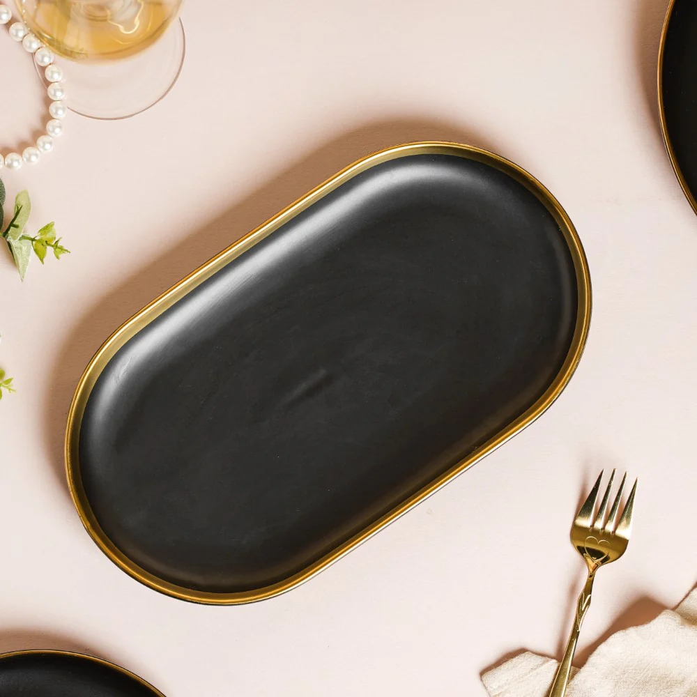VERA Black 27 Piece Dinner Set For 6 - Image 6