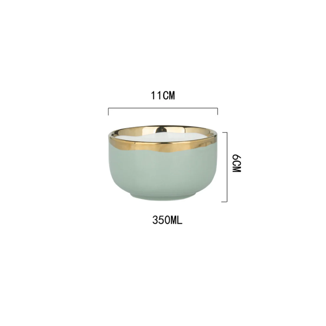 VERA Green Side Bowl 350 ml - Image 7