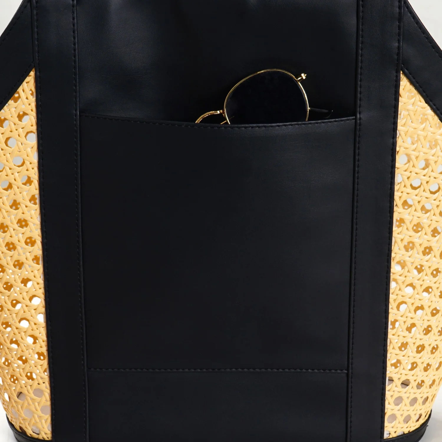 Vintage Rattan Webbing Tote Bag - Image 7