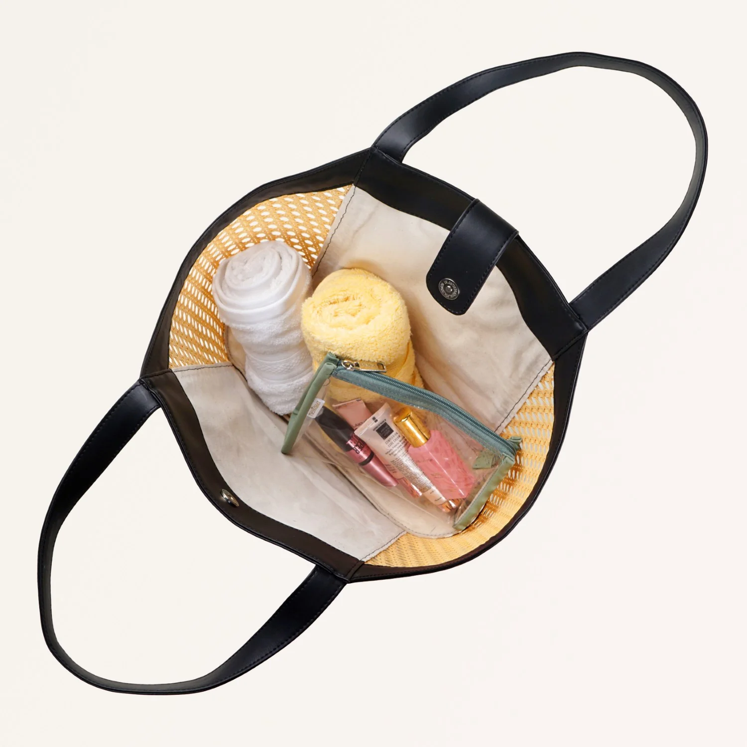 Vintage Rattan Webbing Tote Bag - Image 9