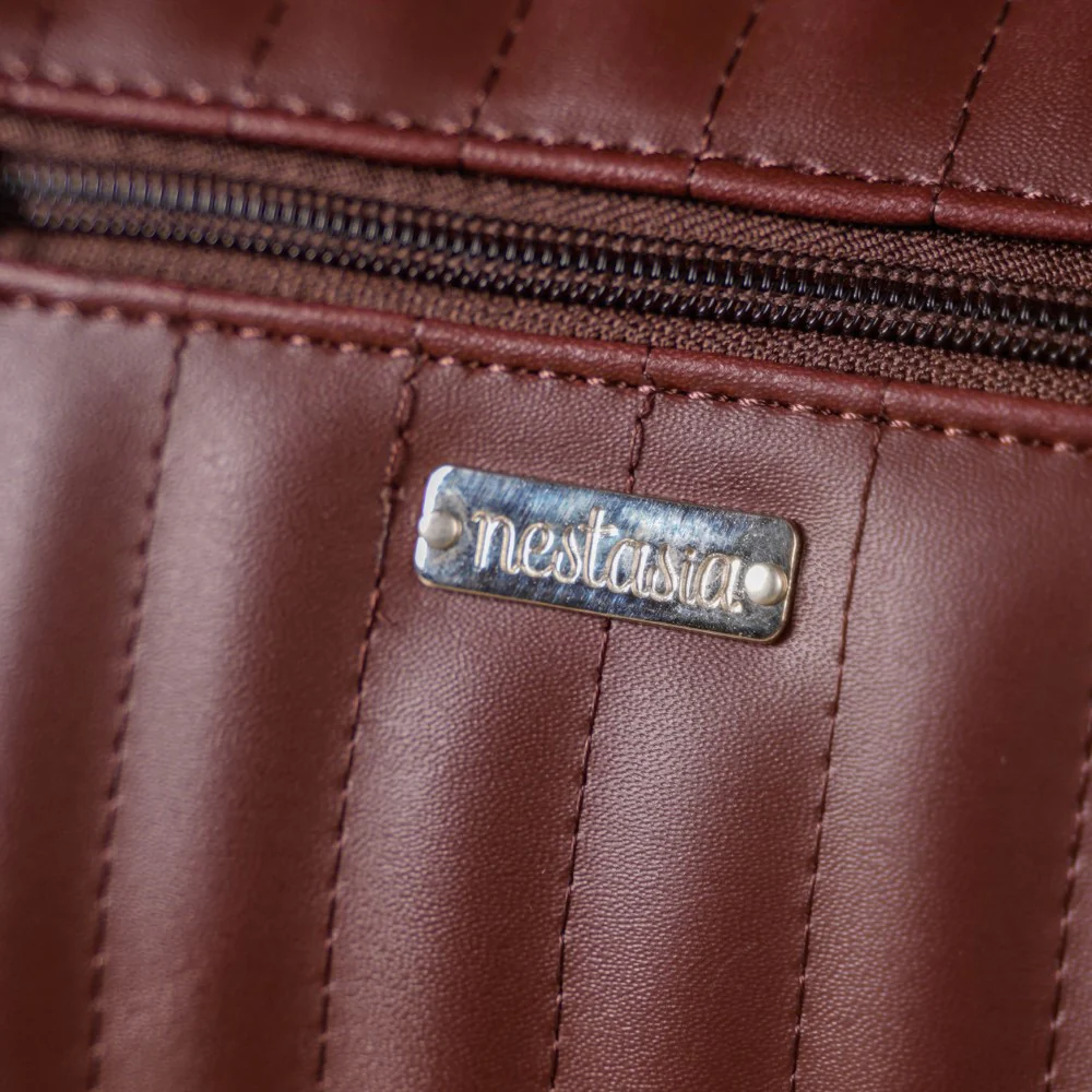 Wanderlust Duffle Bag Brown Small 14x7 Inch - Image 10