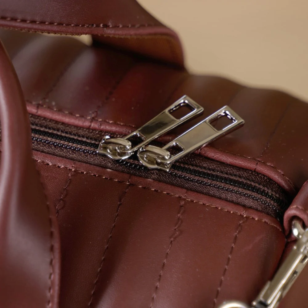 Wanderlust Duffle Bag Brown Small 14x7 Inch - Image 12