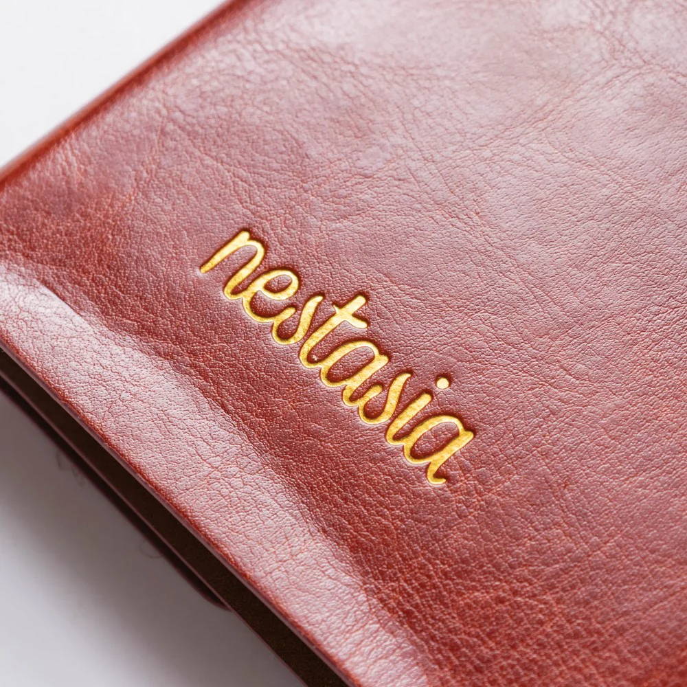 Wanderlust Leather Journal With Leaf Tassel 75 Pages - Image 5