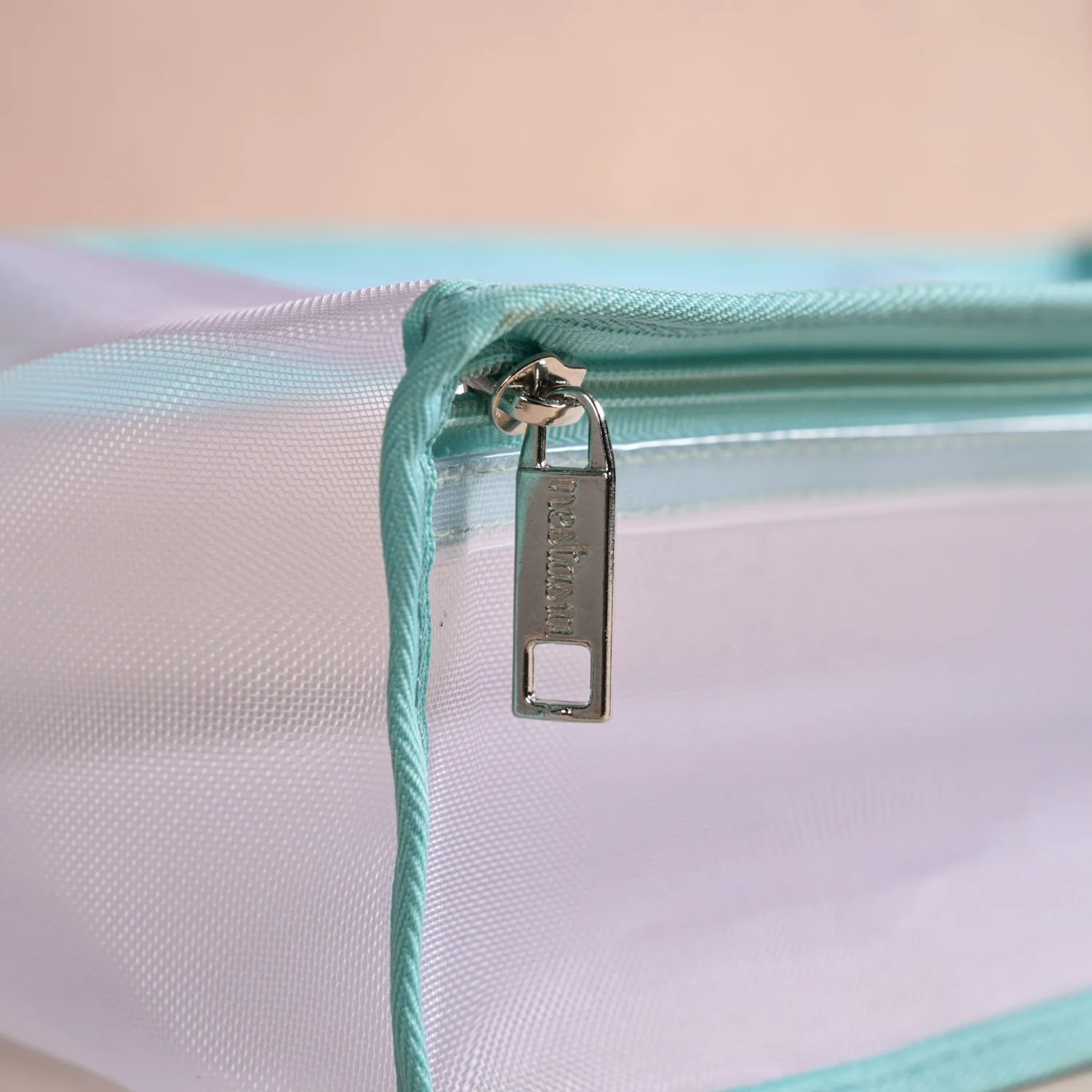 Wardrobe Organiser Storage Bags Pair In Aqua Green - Image 8