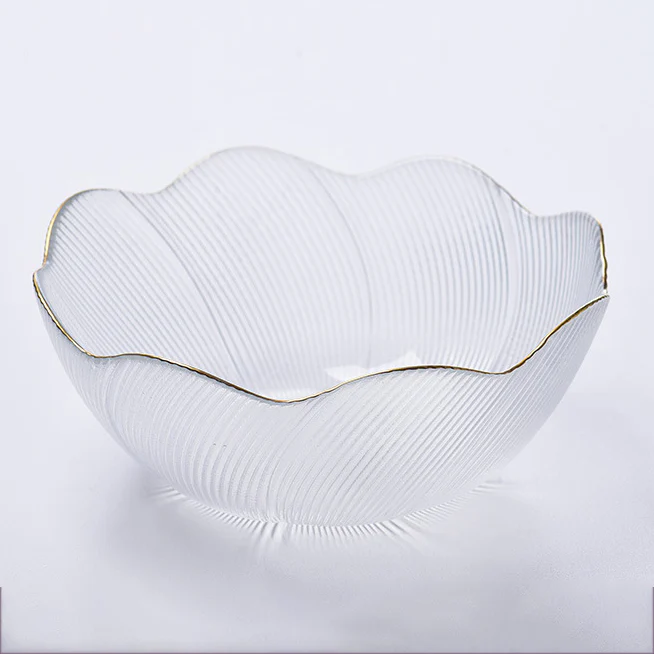 Wavy Glass Serving Bowl - Image 9