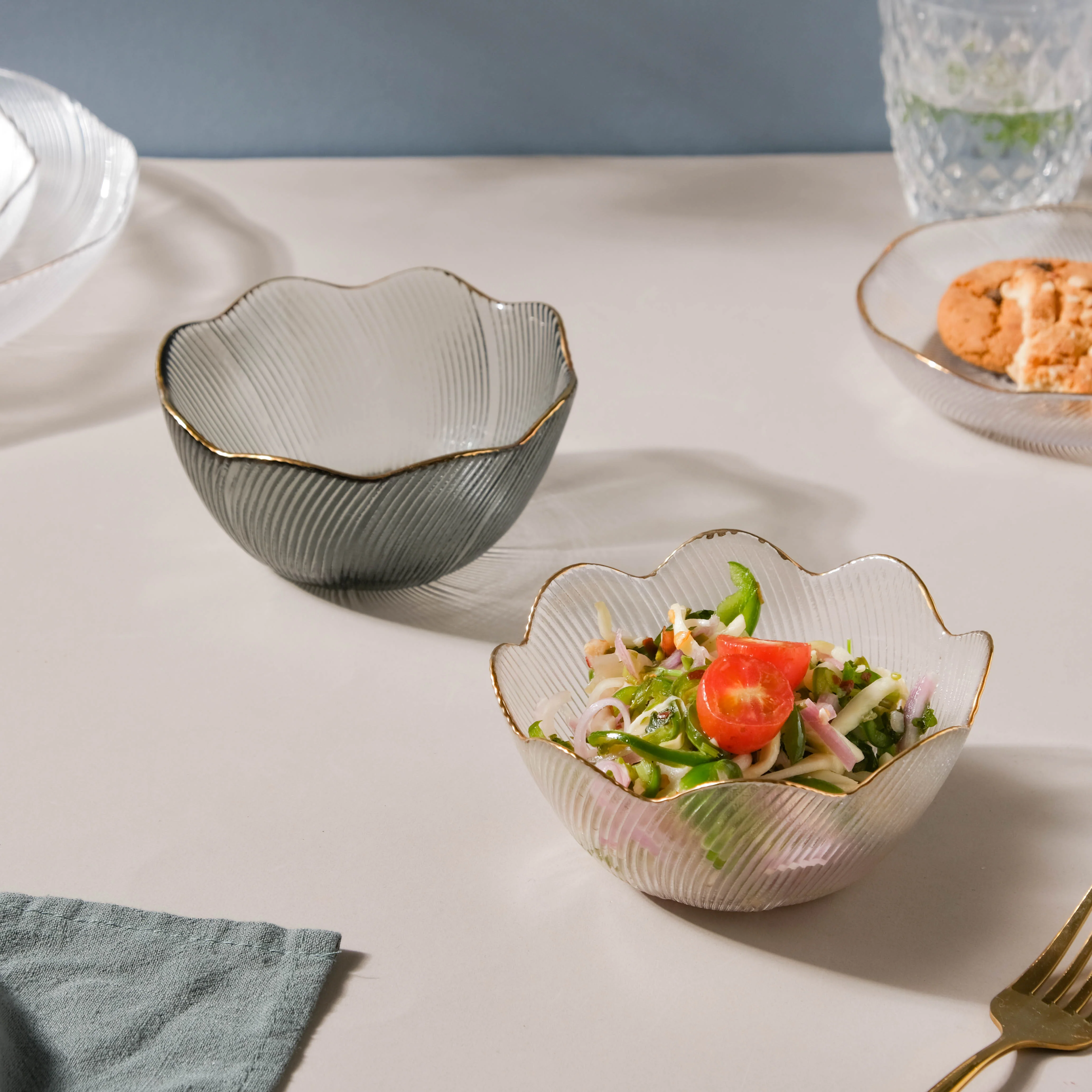 Wavy Glass Side Bowl - Image 8
