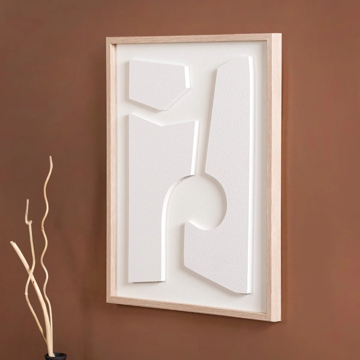 White Abstract 3D Artwork Set Of 2 20x16 Inch - Image 10