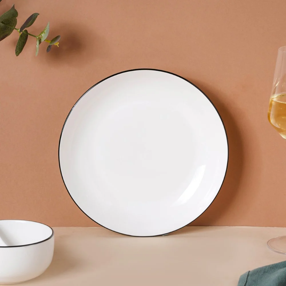 White 16 Piece Pasta Set For 4 - Image 2