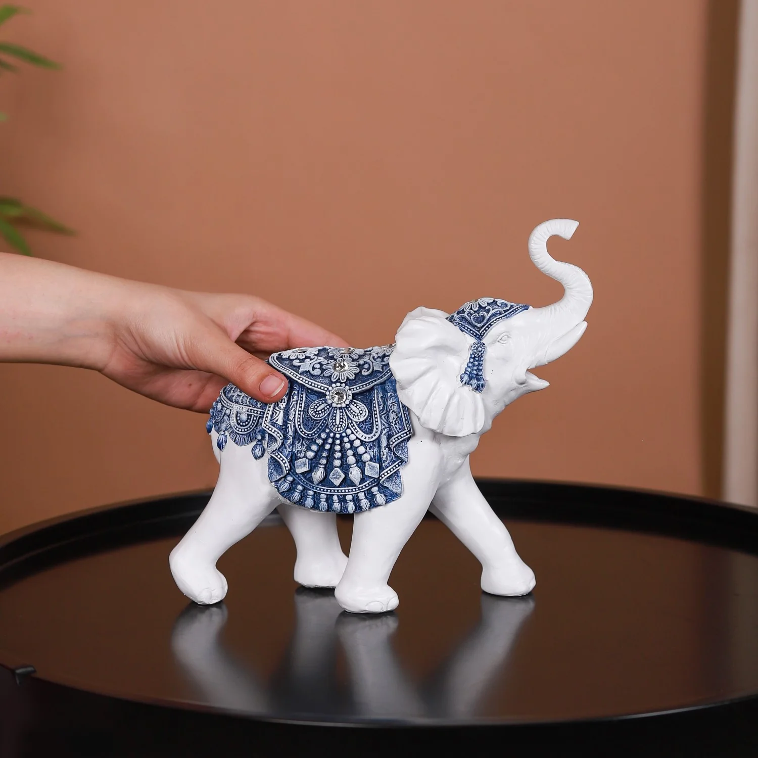White Elephant Figurine - Image 2