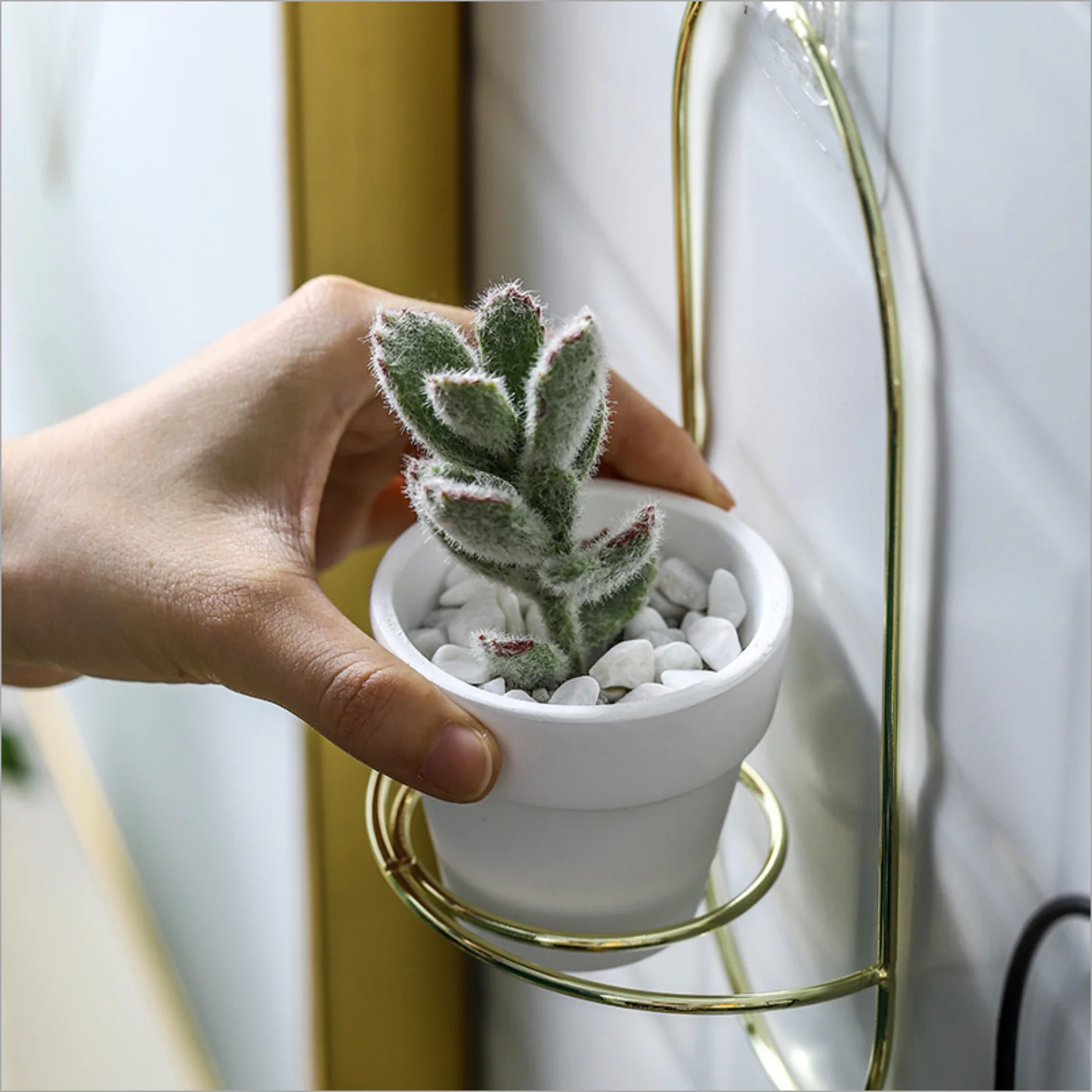 Hanging Planter White - Image 3