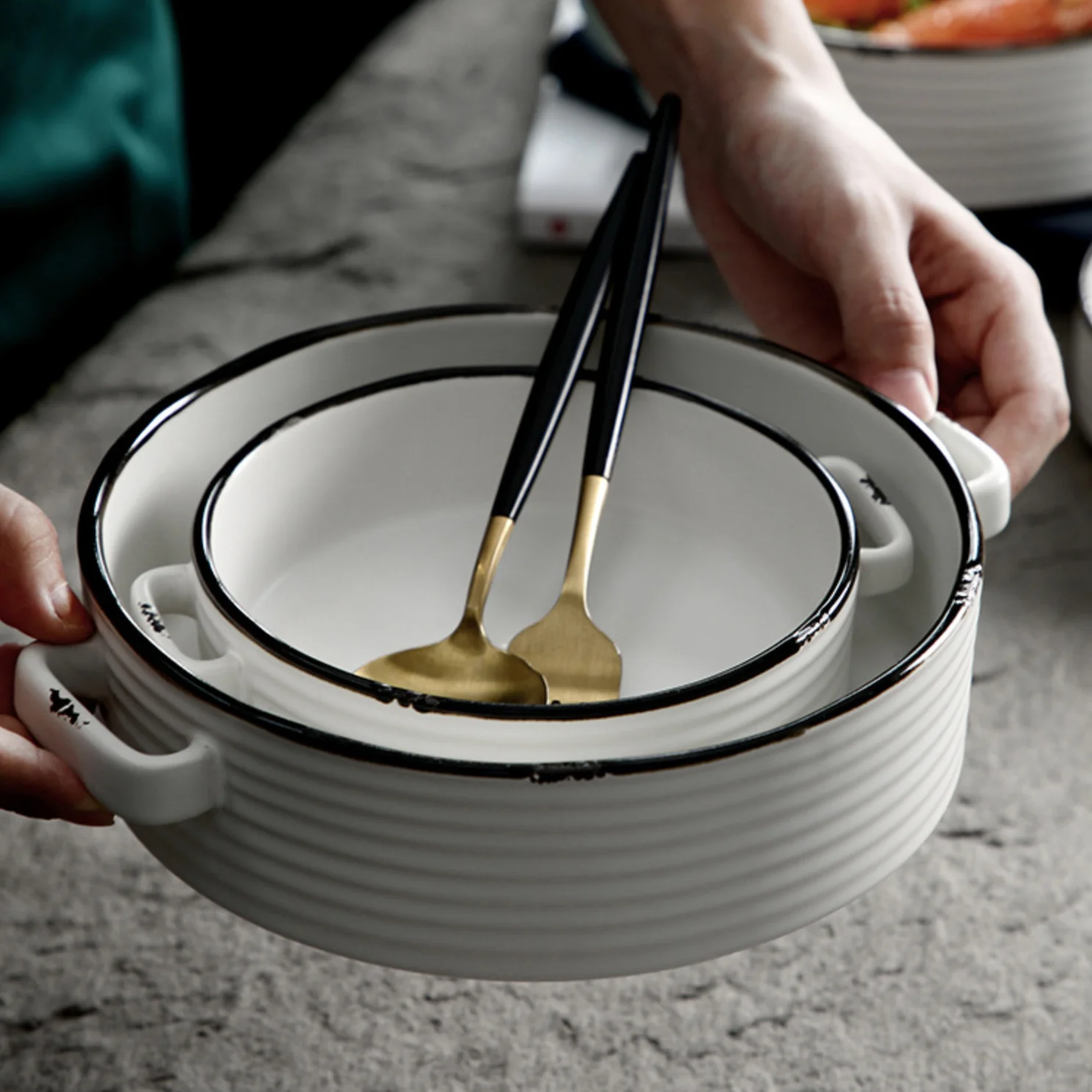 White Serving Dish - Image 6