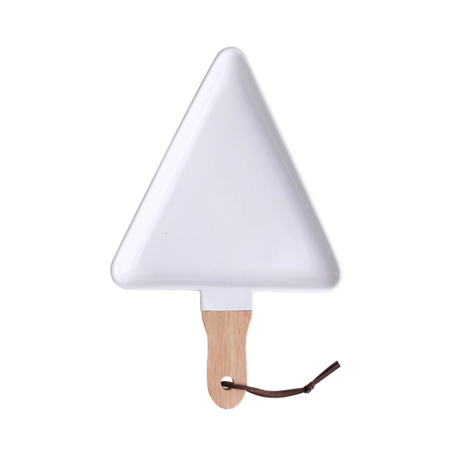 White Triangle Plate - Image 2