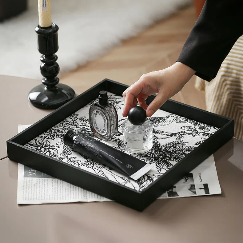 Wildlife Print Desk Organizer Tray Square - Image 3