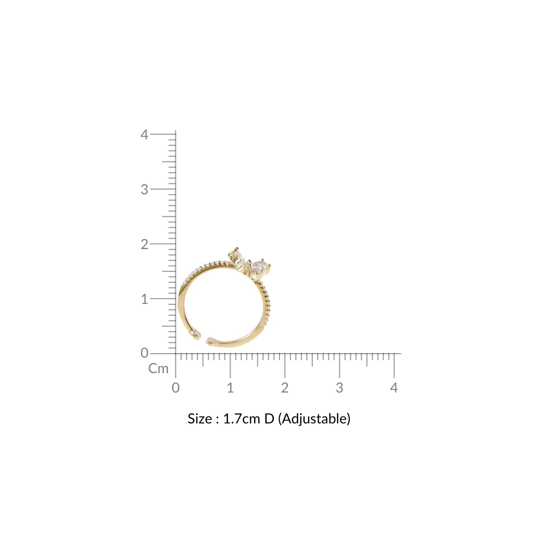 Wings Club Gold Statement Ring - Image 3