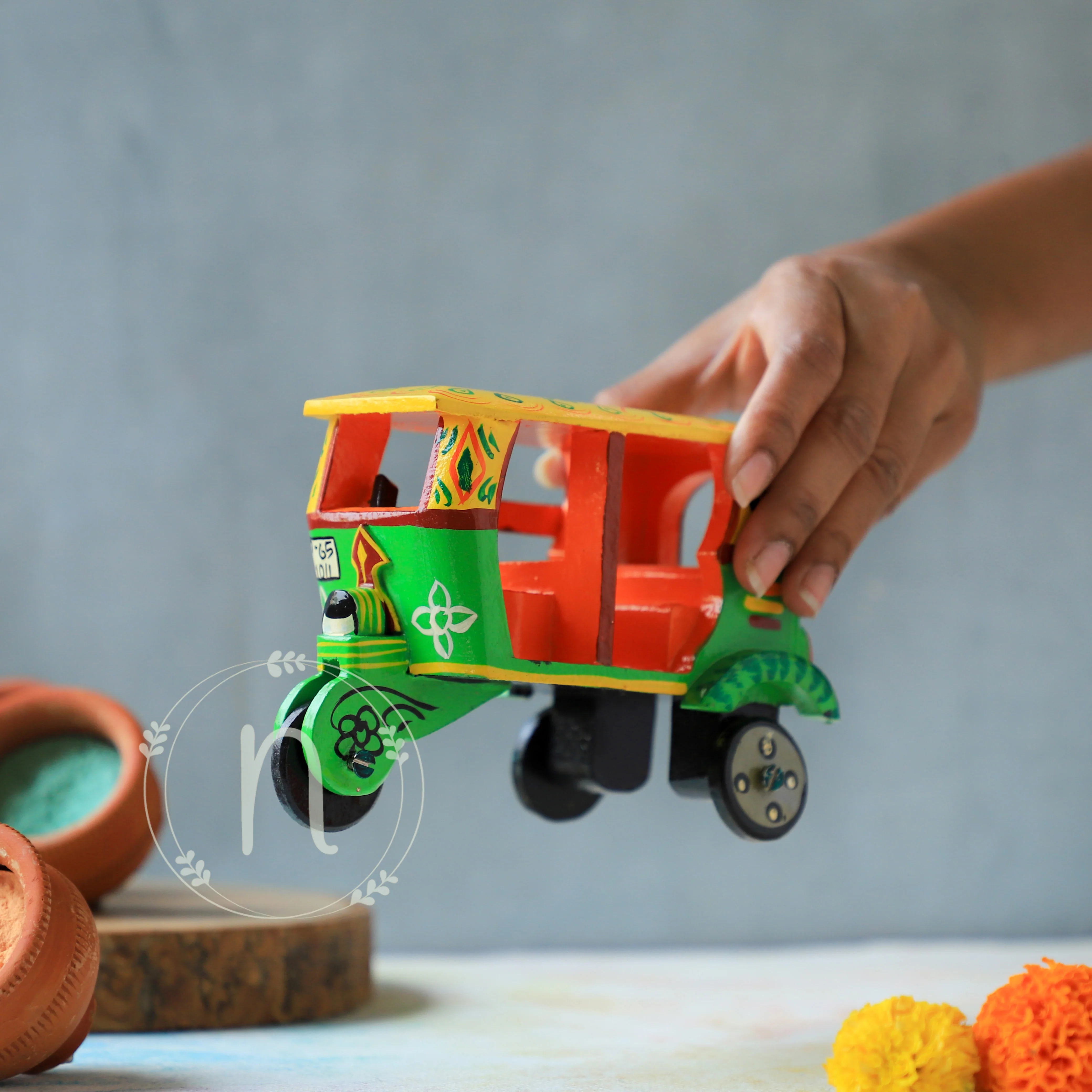 Wooden Auto Rickshaw - Image 6