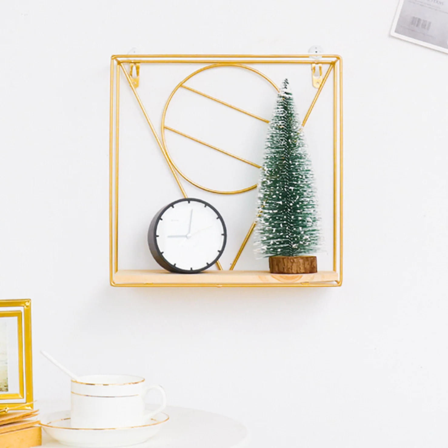 Wooden and Metal Shelf - Image 8
