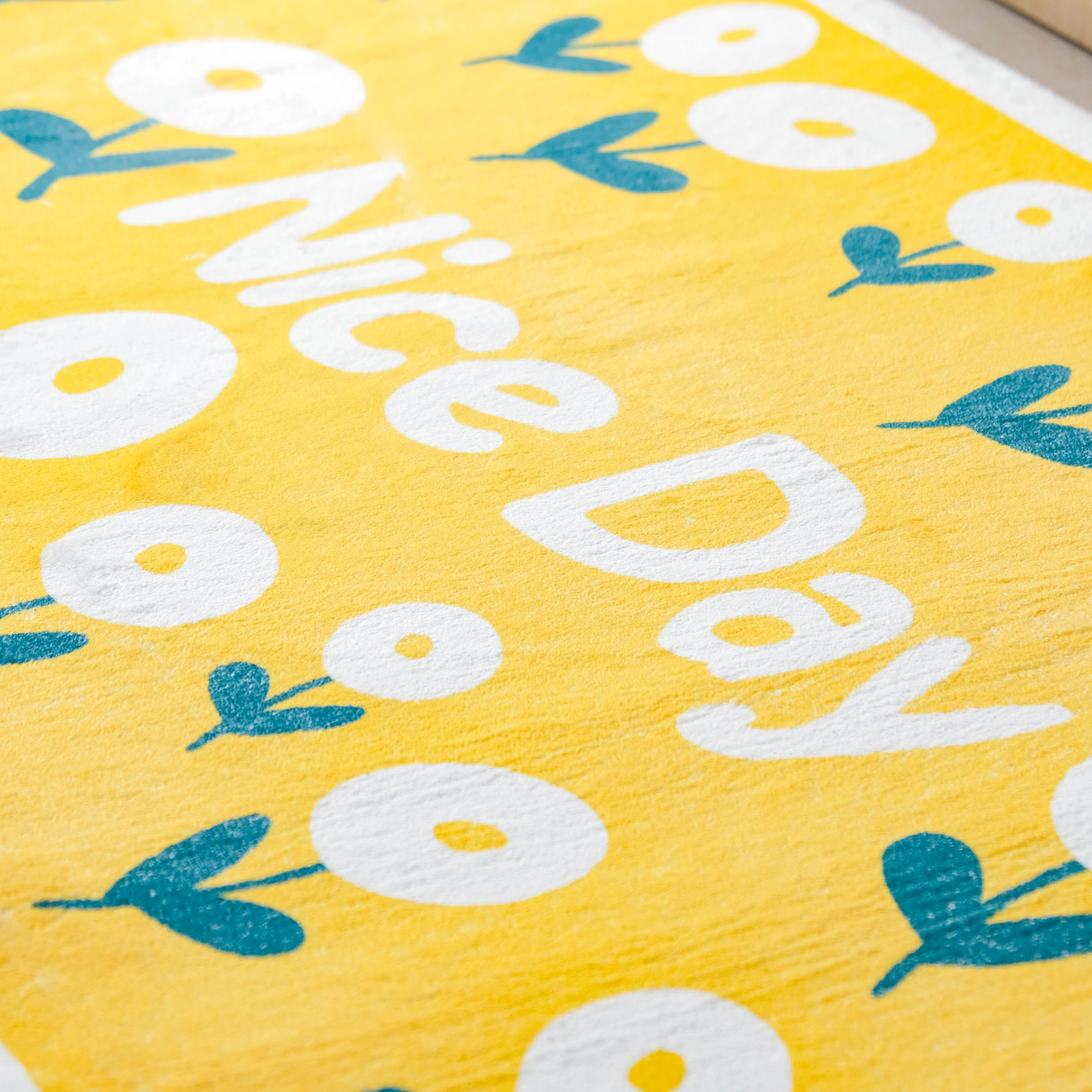 Yellow Floor Runner Rug Large - Image 6
