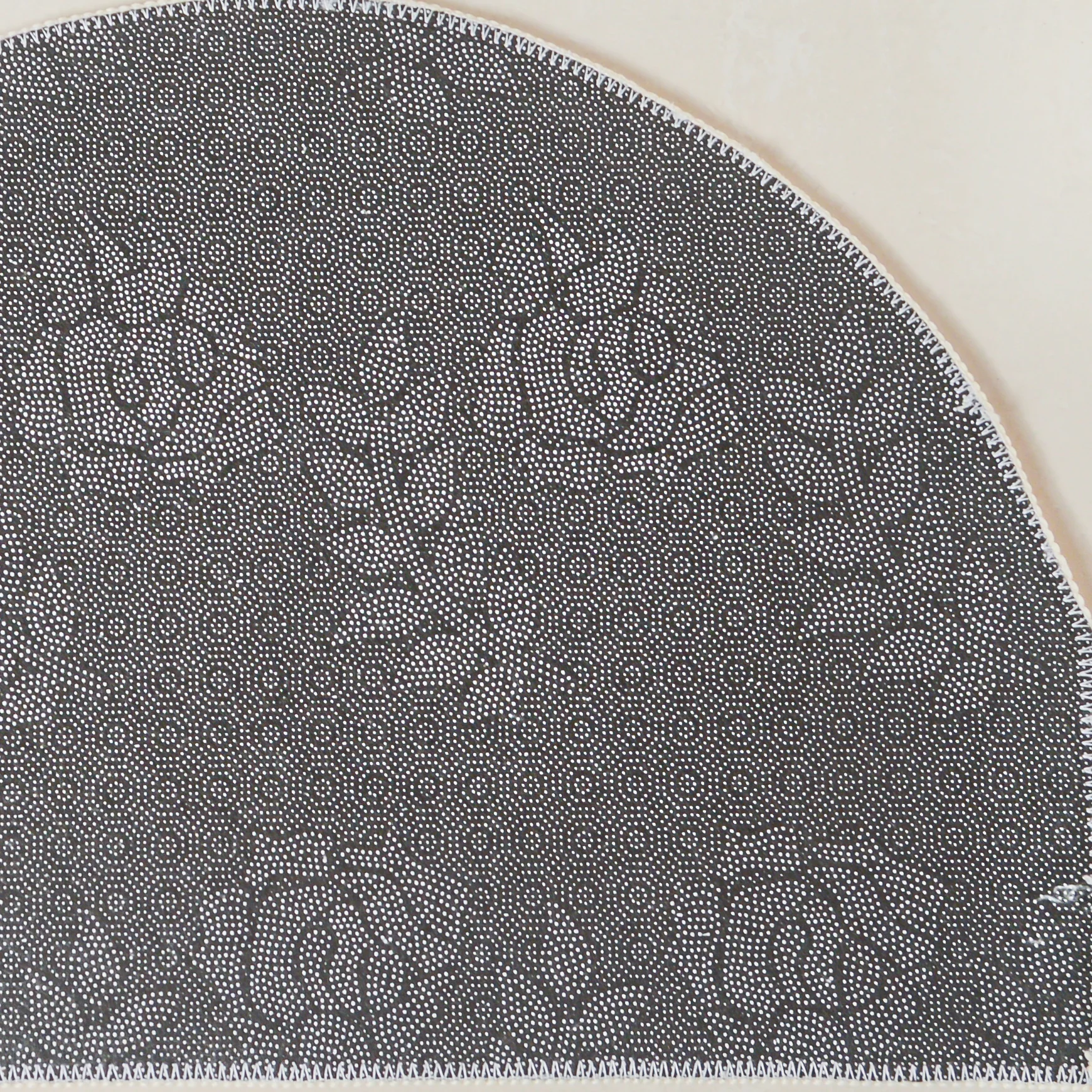 Yellow Flowers Semicircle Rug - Image 10