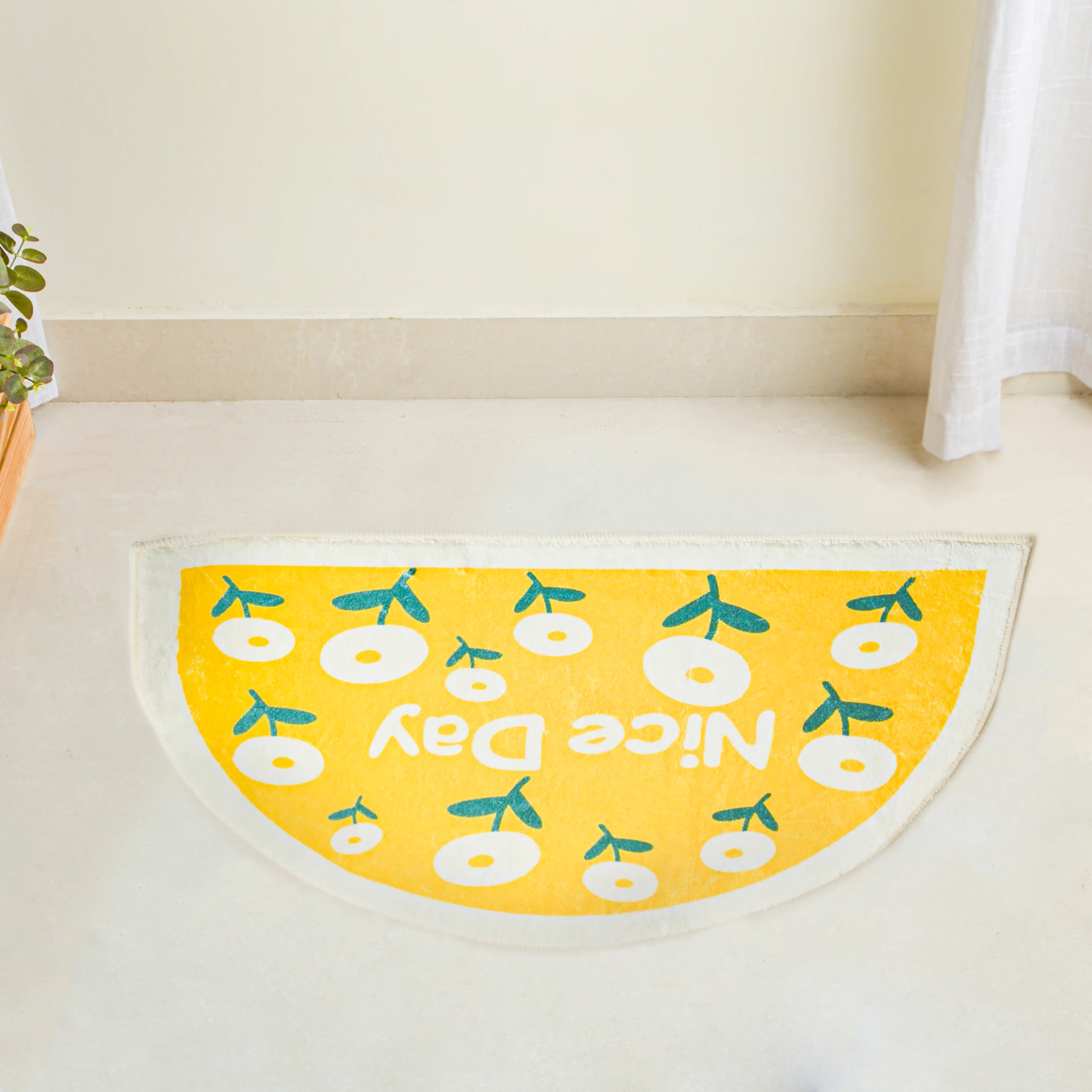 Yellow Semicircle Rug - Image 8