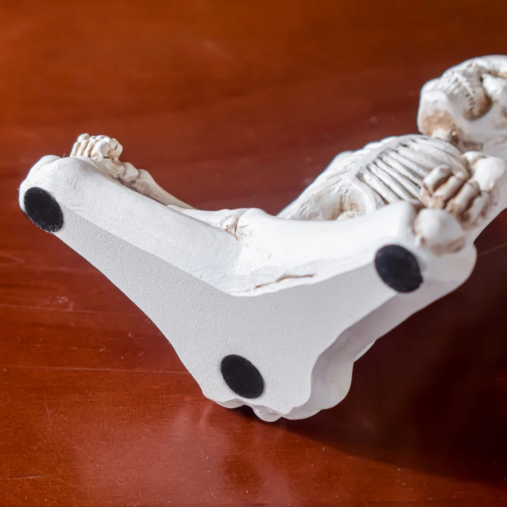 Yoga Skeleton Showpiece White Set Of 3 - Image 16