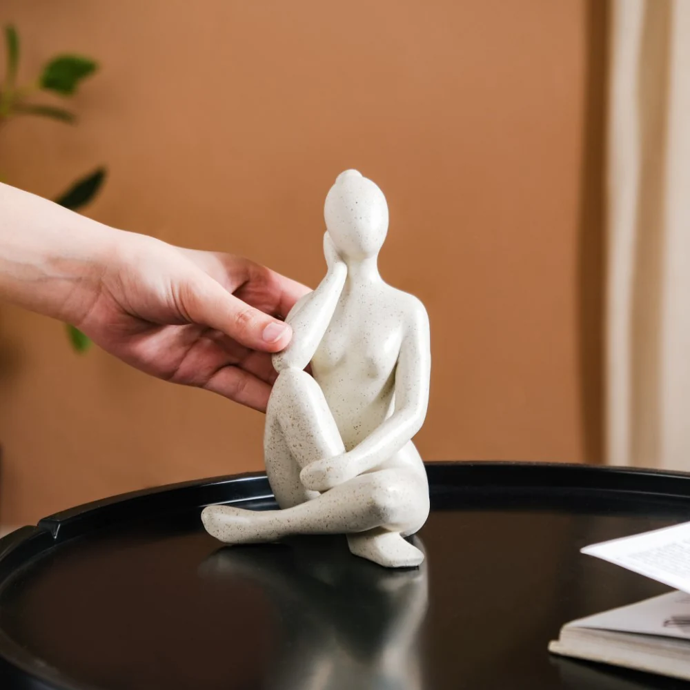 Yoga Woman Statues Set Of 3 - Image 2