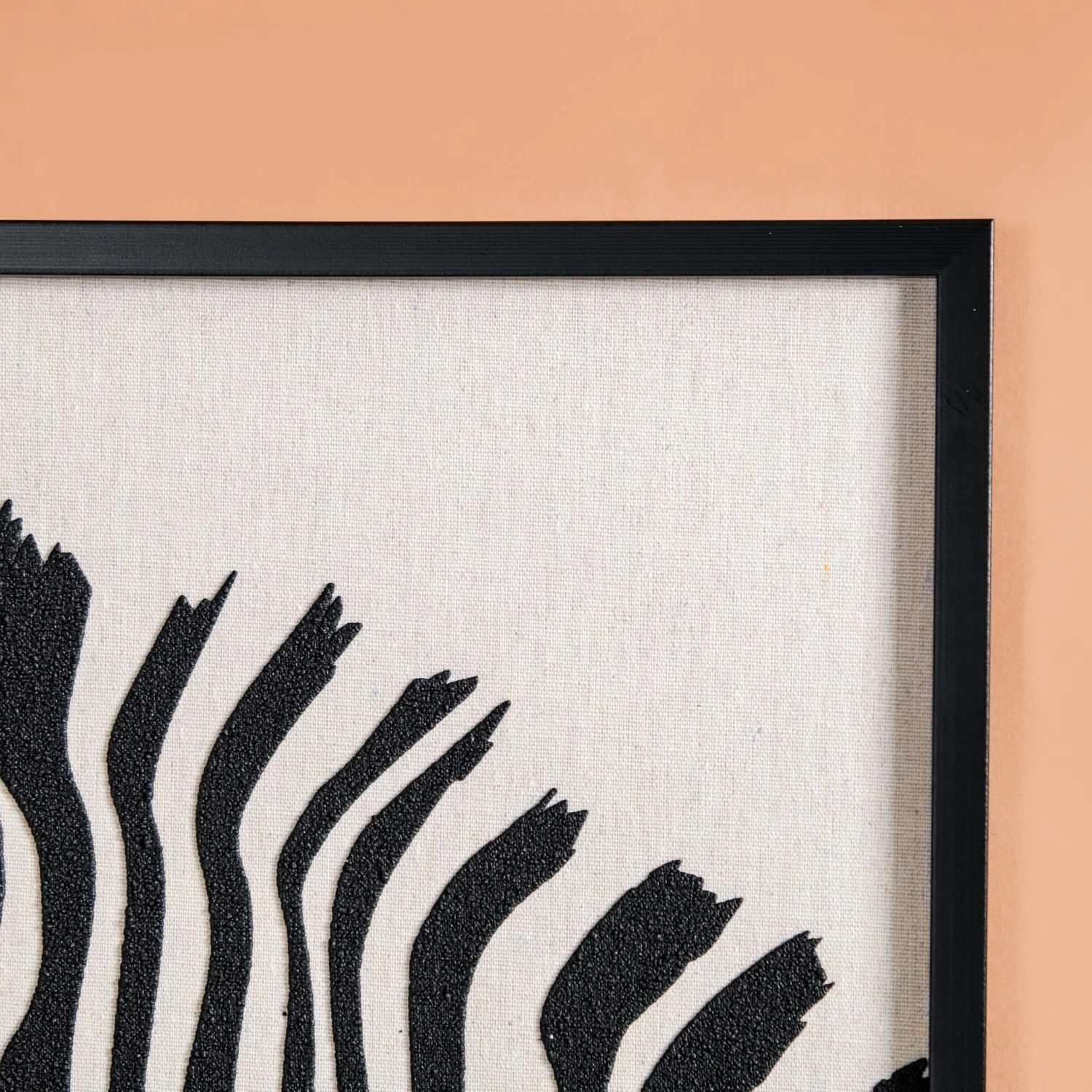 Zebra Safari Embossed Wall Decor For Living Room 23x17 Inch - Image 11