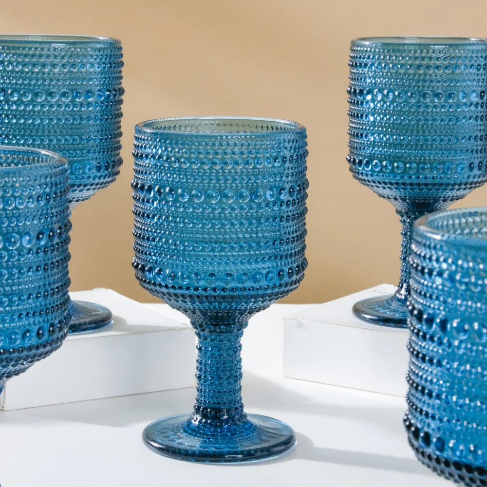 Zesty Wine Glass Blue Set Of 6 250ml - Image 10