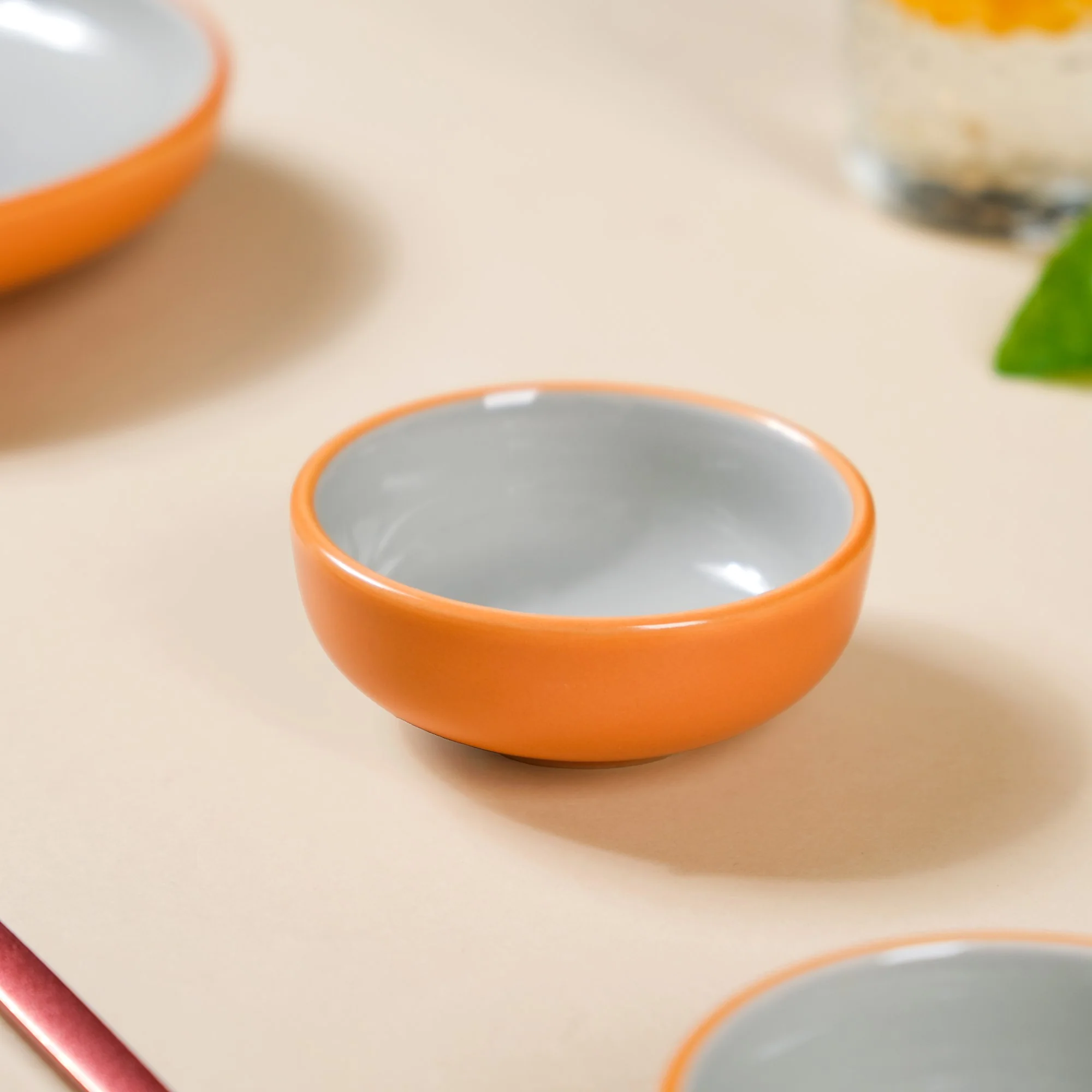 Zoella Orange Dip Dishes Set Of 4 100ml - Image 3
