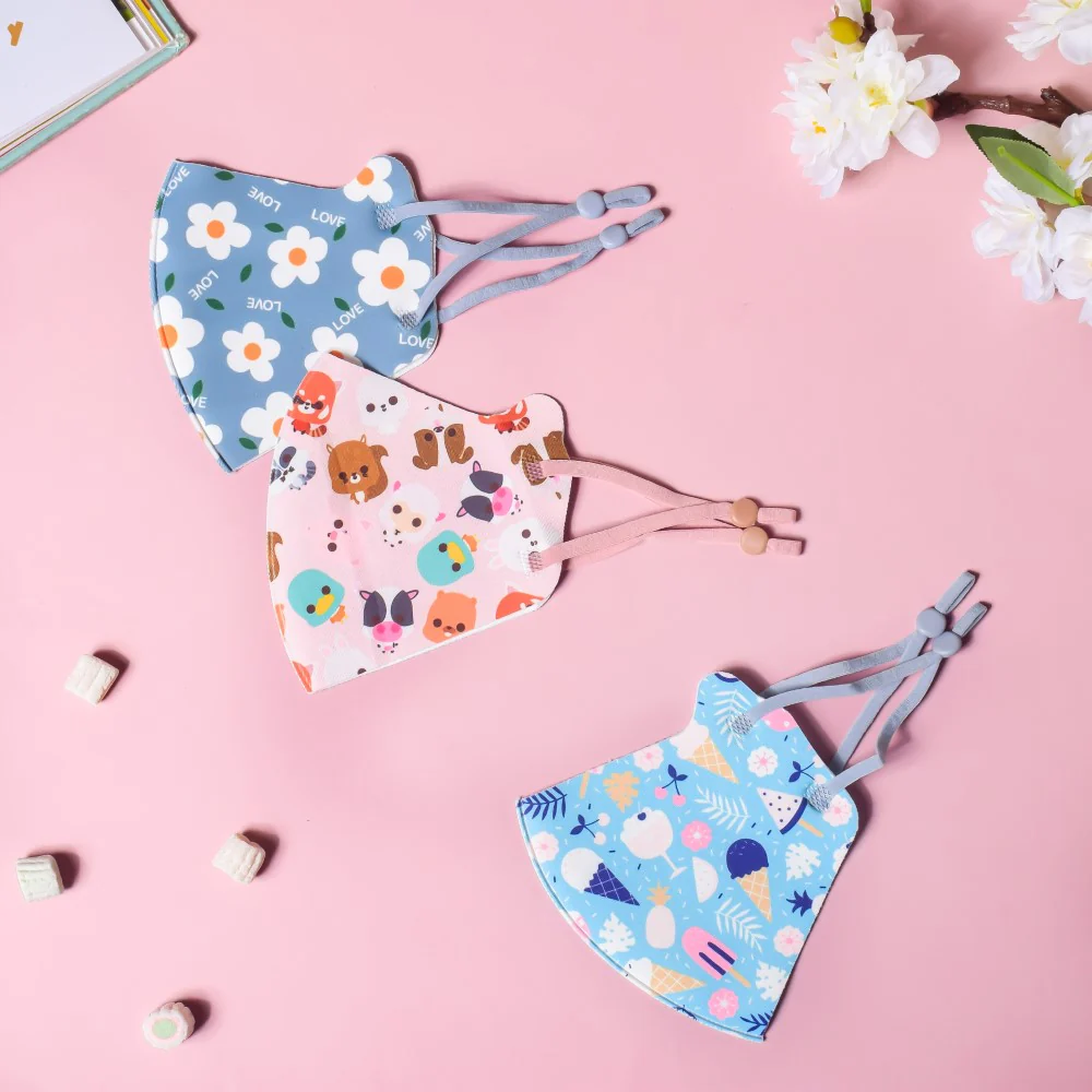 Zootopia Animal Printed Face Mask Pink Set Of 2 - Image 11